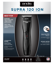 Supra 120 Ion™ Adjustable Blade Clipper